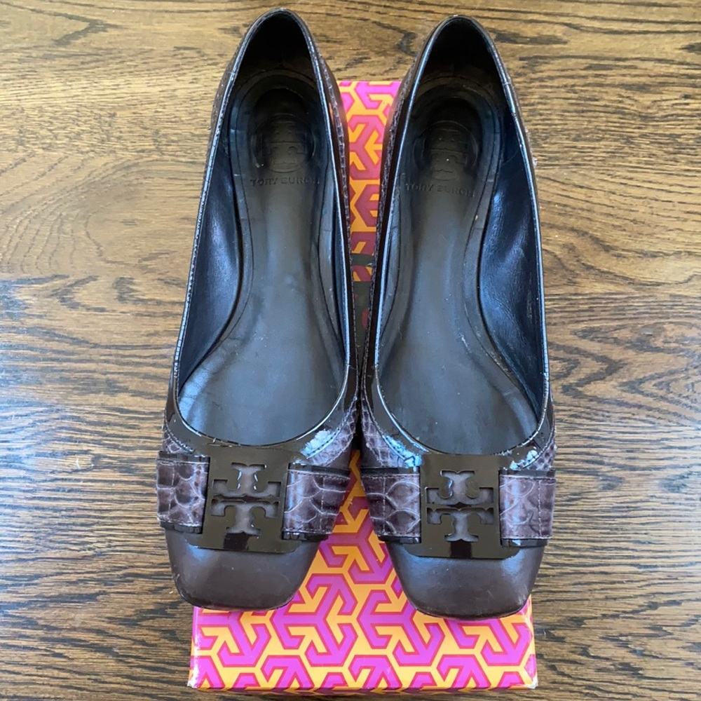 COPY - Tory Burch Rita Patent Calf/Dakota Shoes Size 8.5